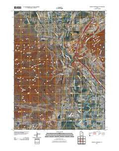 Jordan Narrows Utah Historical topographic map, 1:24000 scale, 7.5 X 7.5 Minute, Year 2011