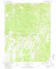 Joseph Peak Utah Historical topographic map, 1:24000 scale, 7.5 X 7.5 Minute, Year 1980
