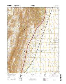 Juab Utah Current topographic map, 1:24000 scale, 7.5 X 7.5 Minute, Year 2014