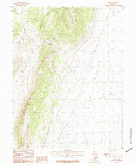 Juab Utah Historical topographic map, 1:24000 scale, 7.5 X 7.5 Minute, Year 1983