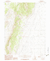 Juab Utah Historical topographic map, 1:24000 scale, 7.5 X 7.5 Minute, Year 1983