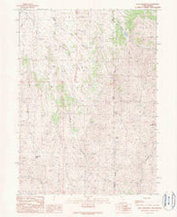 Judd Mountain Utah Historical topographic map, 1:24000 scale, 7.5 X 7.5 Minute, Year 1989