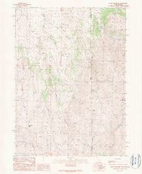 Judd Mountain Utah Historical topographic map, 1:24000 scale, 7.5 X 7.5 Minute, Year 1989