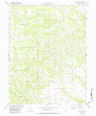 Jump Creek Utah Historical topographic map, 1:24000 scale, 7.5 X 7.5 Minute, Year 1979