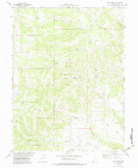 Jump Creek Utah Historical topographic map, 1:24000 scale, 7.5 X 7.5 Minute, Year 1979
