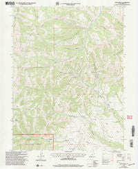 Jump Creek Utah Historical topographic map, 1:24000 scale, 7.5 X 7.5 Minute, Year 2001