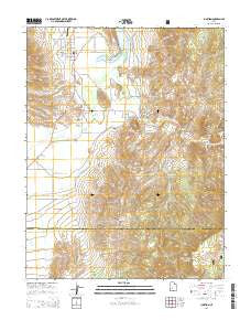 Junction Utah Current topographic map, 1:24000 scale, 7.5 X 7.5 Minute, Year 2014