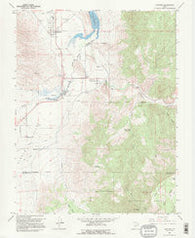 Junction Utah Historical topographic map, 1:24000 scale, 7.5 X 7.5 Minute, Year 1966