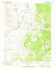 Junction Utah Historical topographic map, 1:24000 scale, 7.5 X 7.5 Minute, Year 1966