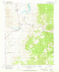 Junction Utah Historical topographic map, 1:24000 scale, 7.5 X 7.5 Minute, Year 1966