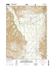 Kamas Utah Current topographic map, 1:24000 scale, 7.5 X 7.5 Minute, Year 2014