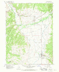 Kamas Utah Historical topographic map, 1:24000 scale, 7.5 X 7.5 Minute, Year 1967