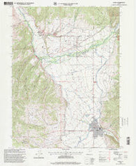Kamas Utah Historical topographic map, 1:24000 scale, 7.5 X 7.5 Minute, Year 1998