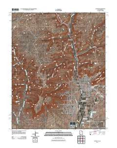 Kanab Utah Historical topographic map, 1:24000 scale, 7.5 X 7.5 Minute, Year 2011