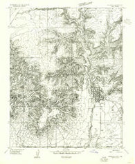 Kanab SE Utah Historical topographic map, 1:24000 scale, 7.5 X 7.5 Minute, Year 1954