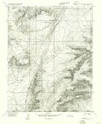 Kanab SW Utah Historical topographic map, 1:24000 scale, 7.5 X 7.5 Minute, Year 1954