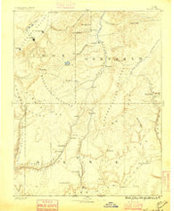 Kanab Utah Historical topographic map, 1:250000 scale, 1 X 1 Degree, Year 1886