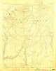 Kanab Utah Historical topographic map, 1:250000 scale, 1 X 1 Degree, Year 1886