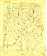 Kanab Utah Historical topographic map, 1:250000 scale, 1 X 1 Degree, Year 1886