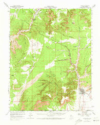 Kanab Utah Historical topographic map, 1:62500 scale, 15 X 15 Minute, Year 1957