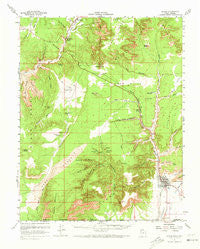 Kanab Utah Historical topographic map, 1:62500 scale, 15 X 15 Minute, Year 1957