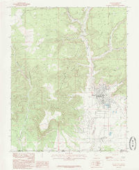 Kanab Utah Historical topographic map, 1:24000 scale, 7.5 X 7.5 Minute, Year 1985