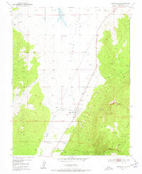 Kanarraville Utah Historical topographic map, 1:24000 scale, 7.5 X 7.5 Minute, Year 1950