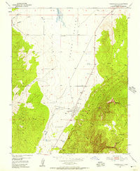 Kanarraville Utah Historical topographic map, 1:24000 scale, 7.5 X 7.5 Minute, Year 1950