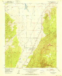 Kanarraville Utah Historical topographic map, 1:24000 scale, 7.5 X 7.5 Minute, Year 1951
