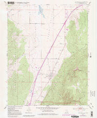 Kanarraville Utah Historical topographic map, 1:24000 scale, 7.5 X 7.5 Minute, Year 1950