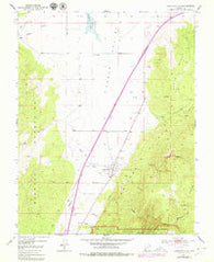 Kanarraville Utah Historical topographic map, 1:24000 scale, 7.5 X 7.5 Minute, Year 1950