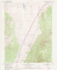 Kanarraville Utah Historical topographic map, 1:24000 scale, 7.5 X 7.5 Minute, Year 1950