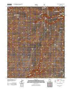 Kane Gulch Utah Historical topographic map, 1:24000 scale, 7.5 X 7.5 Minute, Year 2011