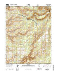 Kane Gulch Utah Current topographic map, 1:24000 scale, 7.5 X 7.5 Minute, Year 2014