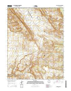 Kane Springs Utah Current topographic map, 1:24000 scale, 7.5 X 7.5 Minute, Year 2014