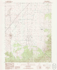 Kanosh Utah Historical topographic map, 1:24000 scale, 7.5 X 7.5 Minute, Year 1986