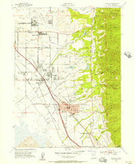 Kaysville Utah Historical topographic map, 1:24000 scale, 7.5 X 7.5 Minute, Year 1955