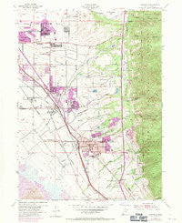 Kaysville Utah Historical topographic map, 1:24000 scale, 7.5 X 7.5 Minute, Year 1955