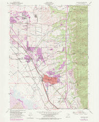 Kaysville Utah Historical topographic map, 1:24000 scale, 7.5 X 7.5 Minute, Year 1955