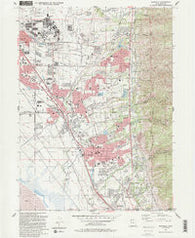 Kaysville Utah Historical topographic map, 1:24000 scale, 7.5 X 7.5 Minute, Year 1992