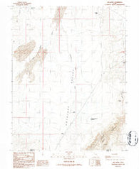 Keg Knoll Utah Historical topographic map, 1:24000 scale, 7.5 X 7.5 Minute, Year 1986