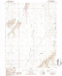 Keg Knoll Utah Historical topographic map, 1:24000 scale, 7.5 X 7.5 Minute, Year 1986