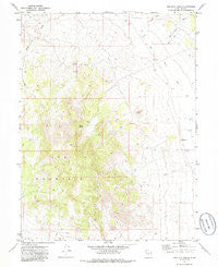 Keg Mtn Ranch Utah Historical topographic map, 1:24000 scale, 7.5 X 7.5 Minute, Year 1971