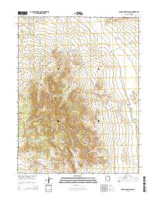 Keg Mountain Ranch Utah Current topographic map, 1:24000 scale, 7.5 X 7.5 Minute, Year 2014