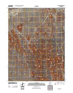 Keg Pass Utah Historical topographic map, 1:24000 scale, 7.5 X 7.5 Minute, Year 2010