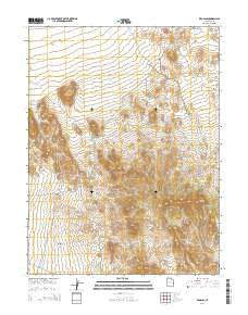 Keg Pass Utah Current topographic map, 1:24000 scale, 7.5 X 7.5 Minute, Year 2014