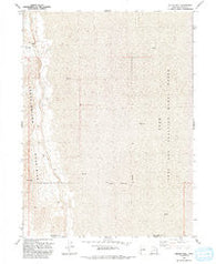 Keller Well Utah Historical topographic map, 1:24000 scale, 7.5 X 7.5 Minute, Year 1991