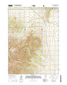 Kelton Pass Utah Current topographic map, 1:24000 scale, 7.5 X 7.5 Minute, Year 2014