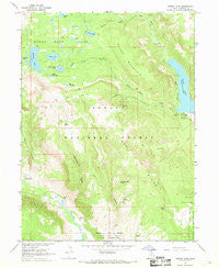 Kidney Lake Utah Historical topographic map, 1:24000 scale, 7.5 X 7.5 Minute, Year 1967