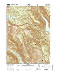 Kidney Lake Utah Current topographic map, 1:24000 scale, 7.5 X 7.5 Minute, Year 2014